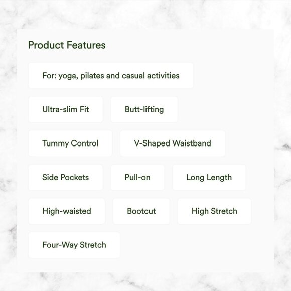 NWT | HALARA UltraSculpt Butt Lift Tummy Control Bootcut Leggings XL - Picture 7 of 16